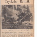 Inga fler tåg Grycksbo - Rättvik FK 1967