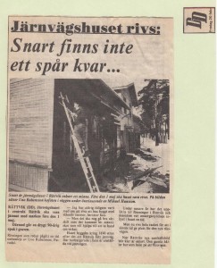Rättvik Järnvägshuset DD 1981