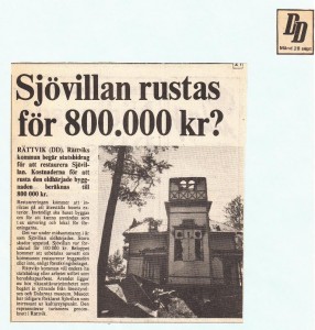 Rättvik Sjövillan DD 810928