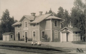 Slättberg station före 1918